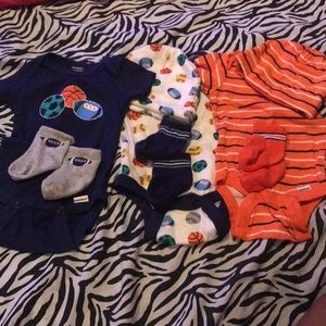0-3 months baby boy set